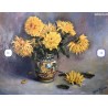 Tableau représentant un bouquet de pivoines
