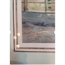 Aquarelle représentant un...
