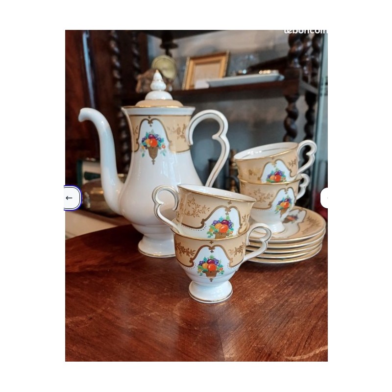 Service à café en porcelaine anglaise