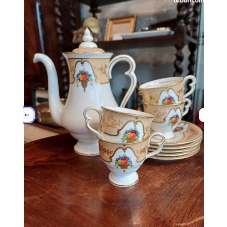 Service à café en porcelaine anglaise