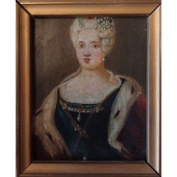 Miniature sur cuivre XVII ème