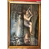 Gouache XVIIIe Narcisse