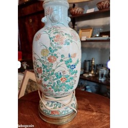 Vase de Chine monté en lampe