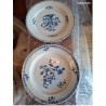Lot de 3 assiettes en porcelaine de chine XVIIIe