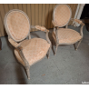 Paire de fauteuil de style Louis XVI