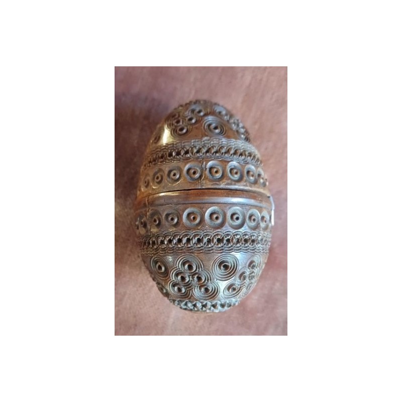 Etui à Chapelet en noix de Corozo