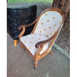 Fauteuil gondole époque Charles X