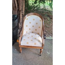 Fauteuil gondole époque Charles X